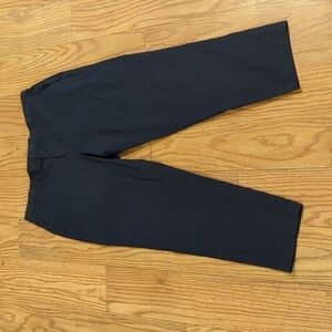 Everlane Performance Chino deep navy straight-leg flat-front pants, men's 35x32